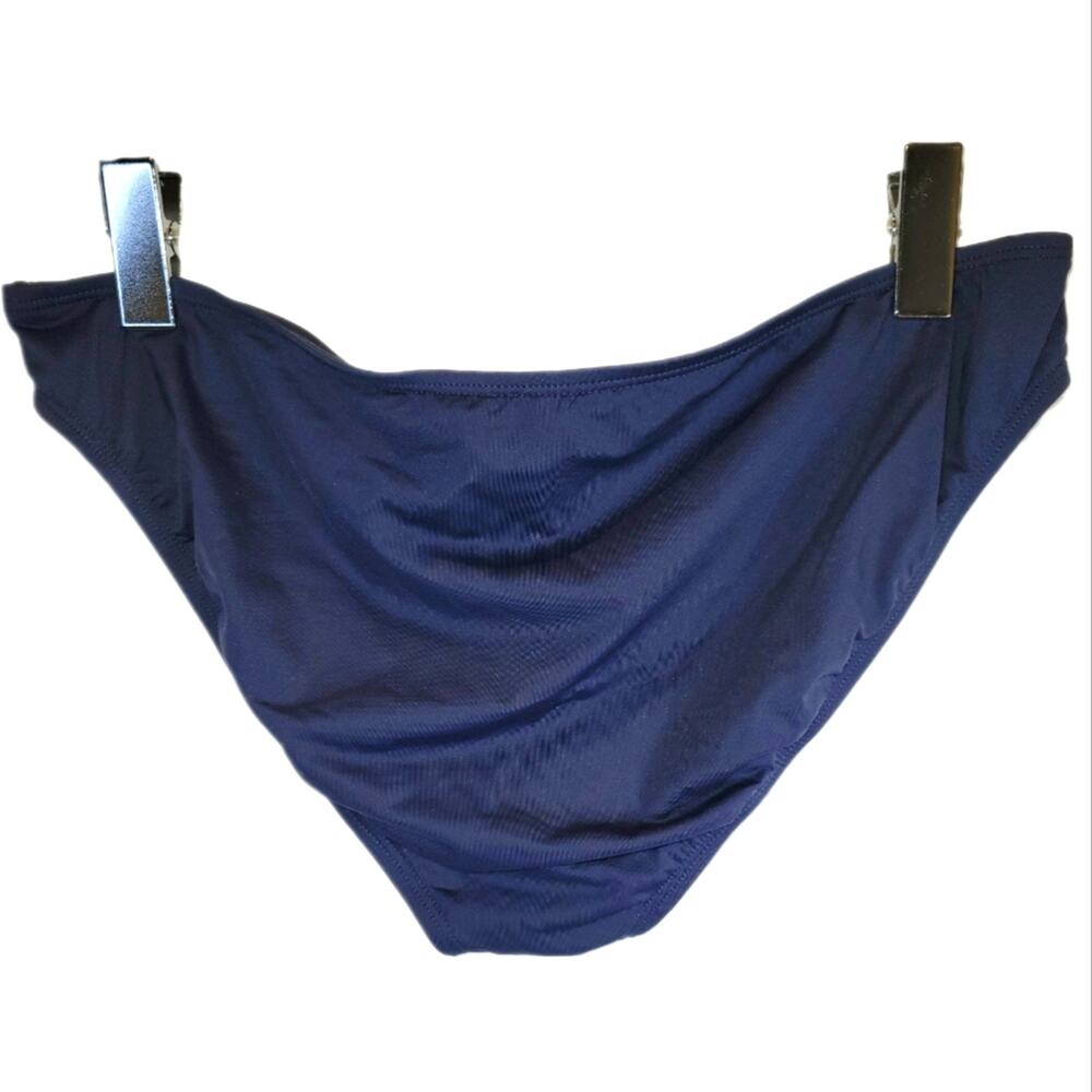 Carve Designs Bikini 2‎ Piece Swimsuit Underwire XL 36DD D XL Navy Pink Chevron - Picture 6 of 16